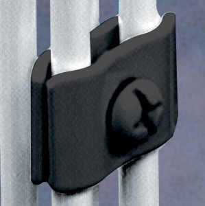 (image for) 3" On Center Grid Clip Black (10 Pack) - Click Image to Close