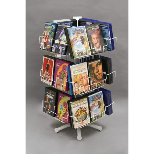 WHITE 24 POCKET DVD COUNTER SPINNER Item No.: 20-795