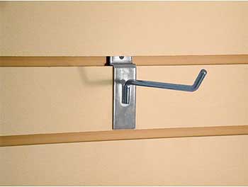 (image for) Chrome 6" Slatwall Hook - Click Image to Close