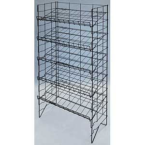 Five Tier Adjustable Chip Rack Black 21-079