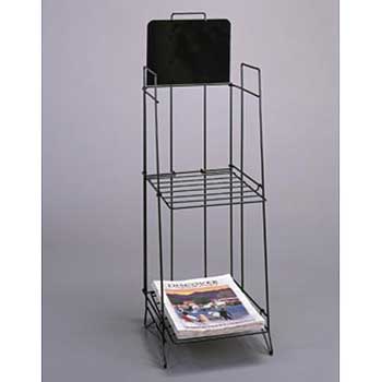 BLACK TABLOID NEWSPAPER RACKS 21-502