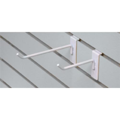 WHITE 4" SLATWALL HOOKS Item No.: 89-198 50 Pack