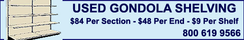 Used Gondola Shelving