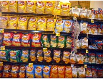 Grocery Chip Display