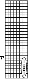 7' Wire Grid Panel