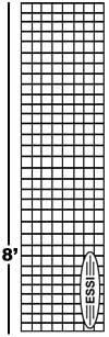 8' Wire Grid Panel