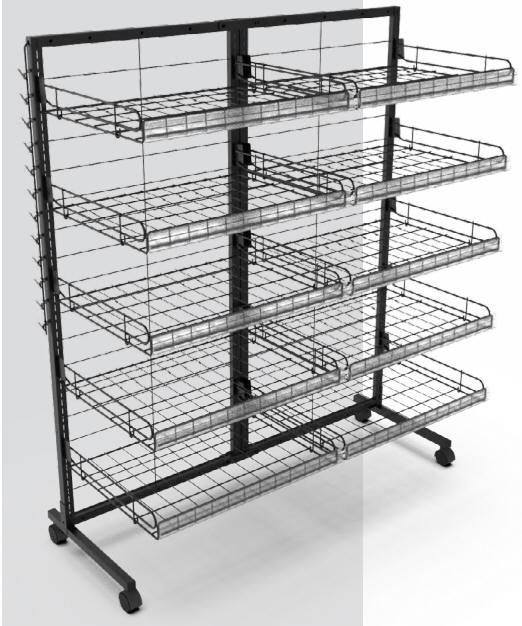 ROLLING BAKERY MERCHANDISER
